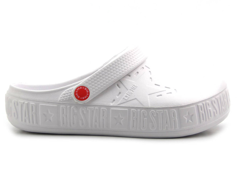 Pánské dřeváky - BIG STAR II175003, bílé