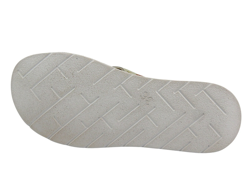 Dámské zdravotní žabky s korkovou stélkou - Inblu VR7B, bílá