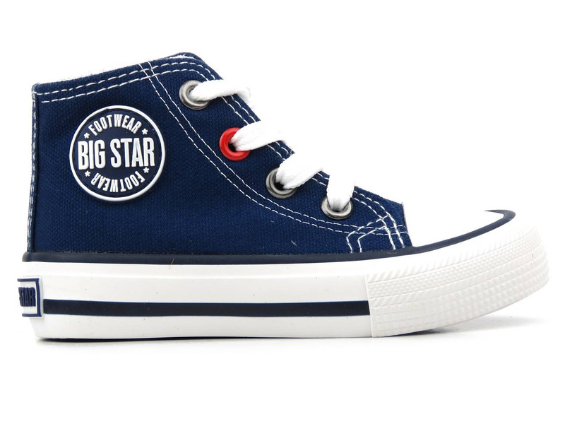 Dětské vysoké tenisky - BIG STAR HH374085, tmavě modrá