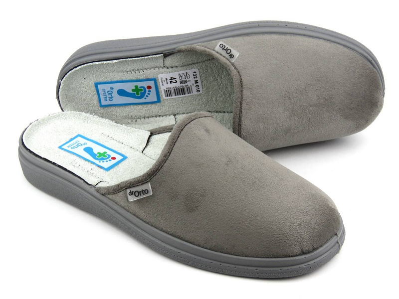 Pánské preventivní a zdravotní pantofle Befado Dr Orto 132M010, šedé