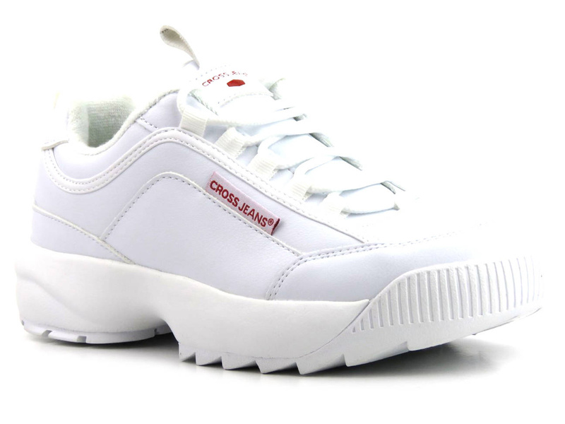 Robustní dámské tenisky - CROSS JEANS EE2R4133C, bílé