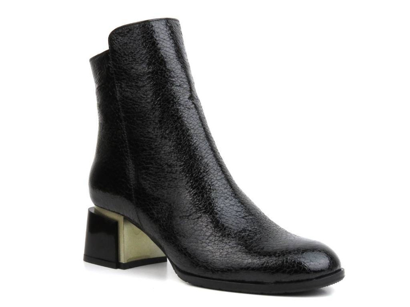 Dámské kotníkové boty na vysokém podpatku - VENEZIA 0085423R, černé