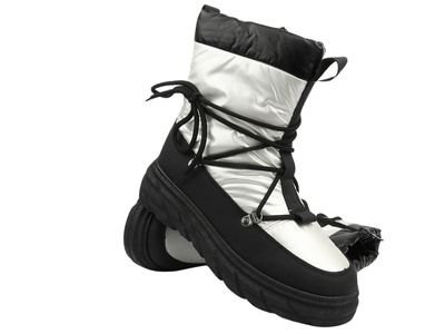 Dámské sněhule, Venezia Zimní boty C005MTWHOBB087 Lace-up White