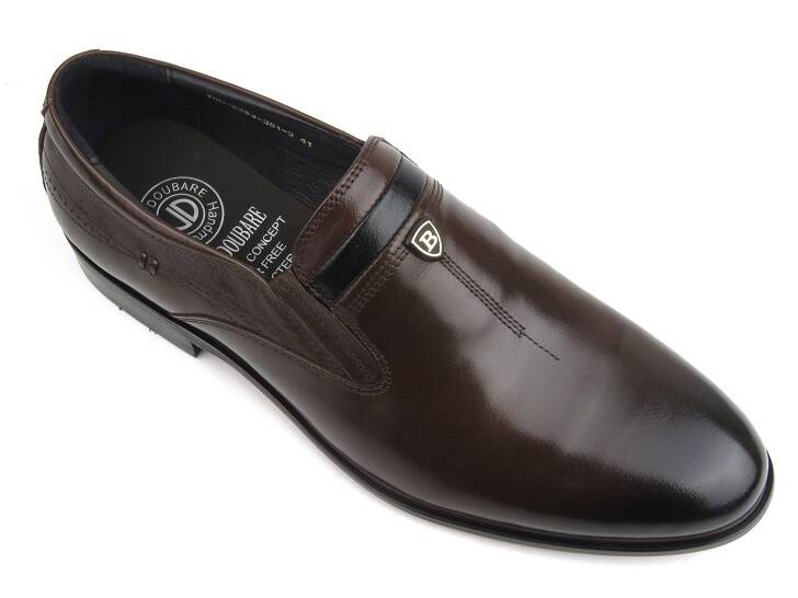 Elegantní mokasíny, pánské boty JOHN DOUBARE YGC-Z253-351-3, hnědé