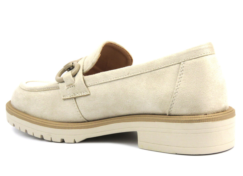 Dámské polobotky, mokasíny - Inblu IC-12, béžová barva