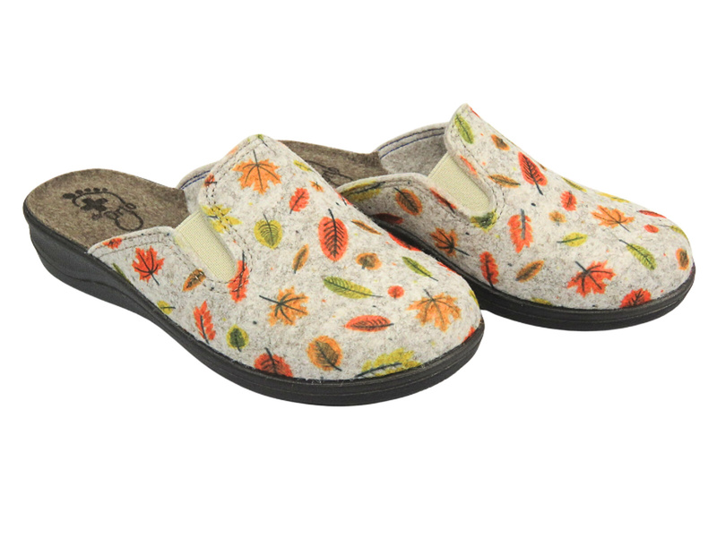 Dámské pantofle pro citlivé nohy - Befado dr Orto 136D002 Orange With Erasers