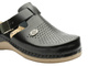 BERKEMANN 01753-473 Dámské kožené žabky s podpatky Slip-on Brown