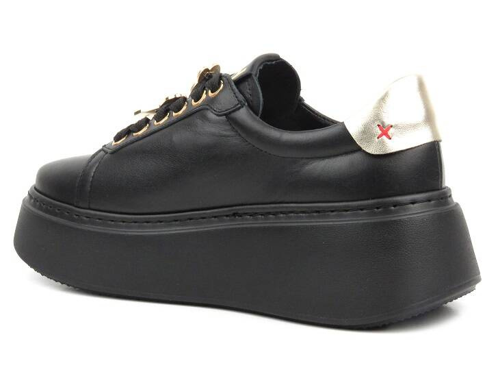 Dámská sportovní obuv na platformě - CheBello 4292, černá