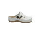 BERKEMANN 01753-473 Dámské kožené žabky s podpatky Slip-on Brown