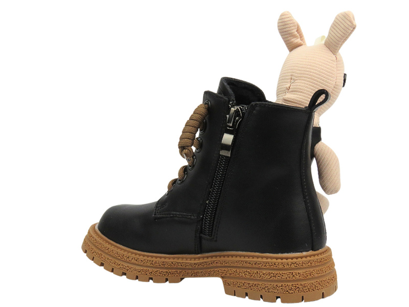 Dětské boty s hvězdou a medvídkem - Navy Dot 22-61060, stříbrná