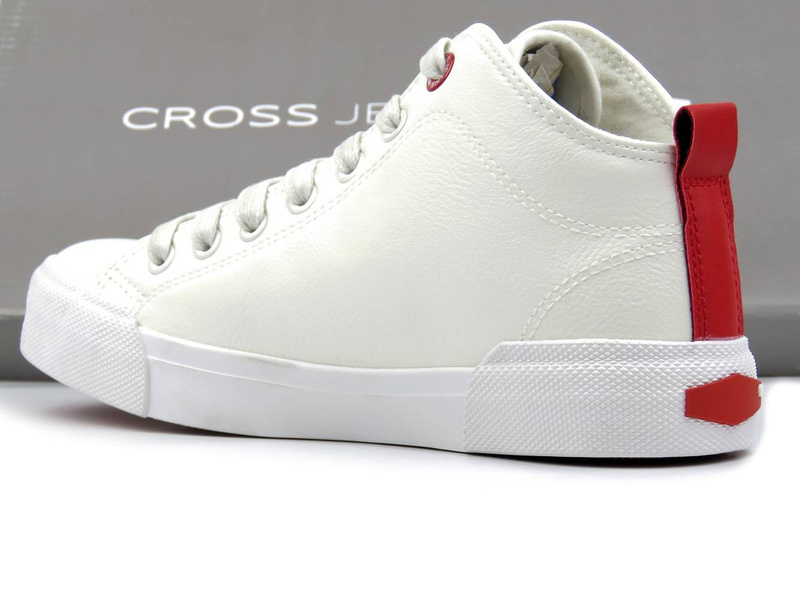 Dámské vysoké tenisky - CROSS JEANS II2R4033C, bílé