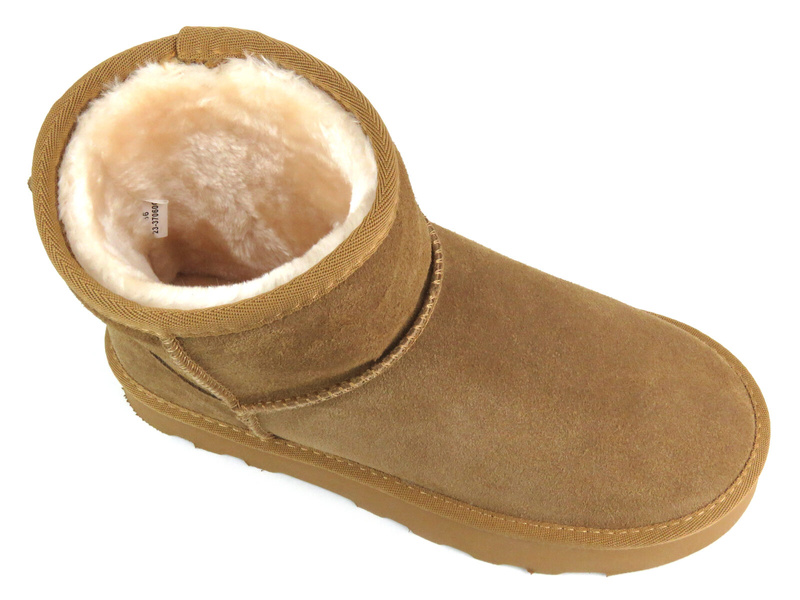 Dámské sněhule - Potocki 23-37060, hnědé