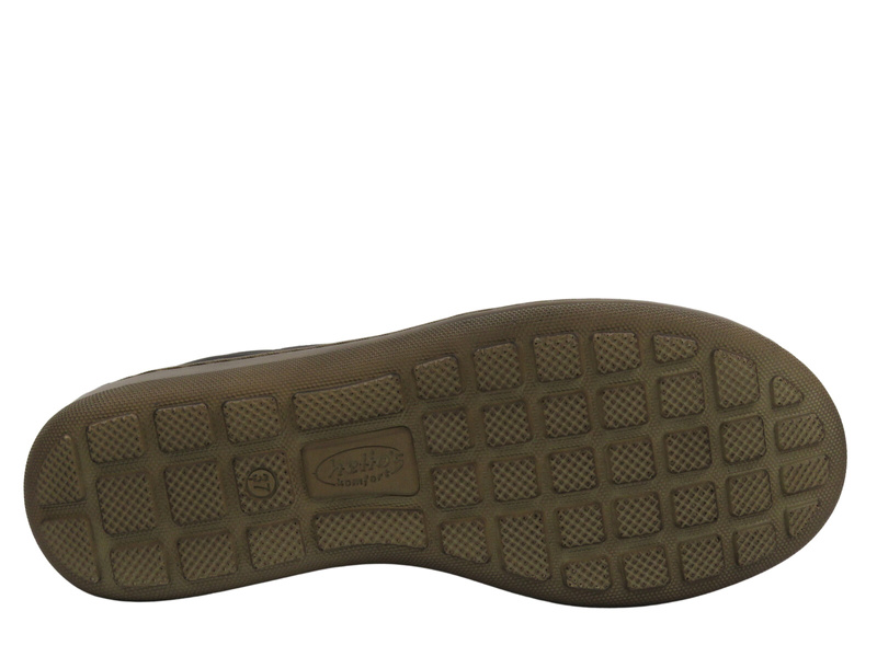 Pohodlné dámské boty ve sportovním stylu - Helios Comfort 357, tmavě hnědá