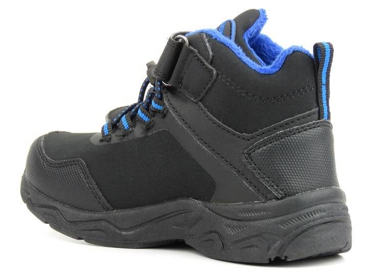 Dětské sněhule, boty - AMERICAN CLUB HL 28/22, černá s modrou