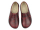 Kožené barefoot polobotky bordó Helios Komfort 452