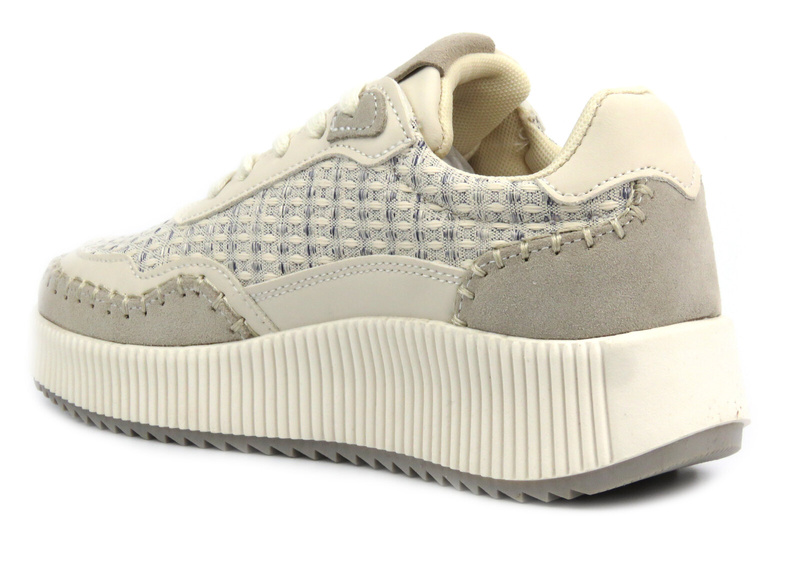 Dámská sportovní obuv na platformě - BRIVIDO SHOES TW0815-09, béžová