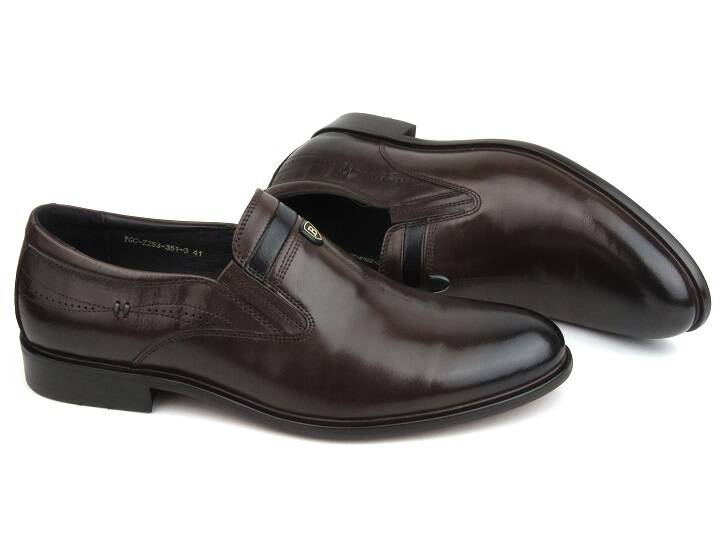 Elegantní mokasíny, pánské boty JOHN DOUBARE YGC-Z253-351-3, hnědé