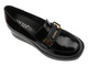 Elegantní dámské mokasíny Vinceza 58337, černé lakované