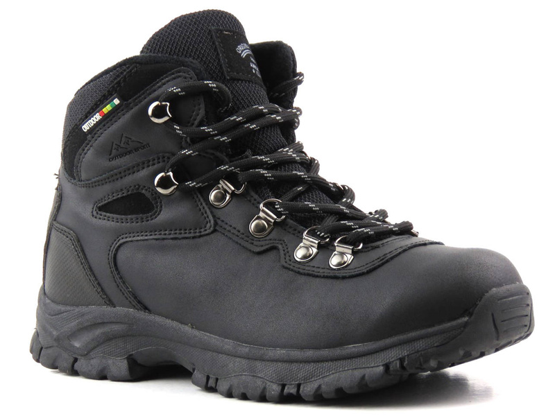 Dámské zimní trekingové kalhoty - AMERICAN CLUB ES110/22, černé