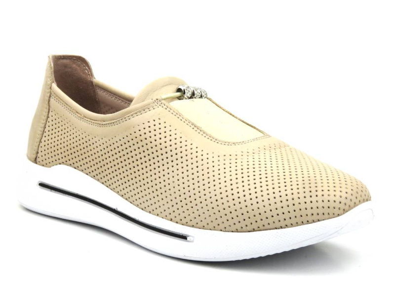 Dámské prolamované tenisky - VENEZIA 1345 R097, béžové
