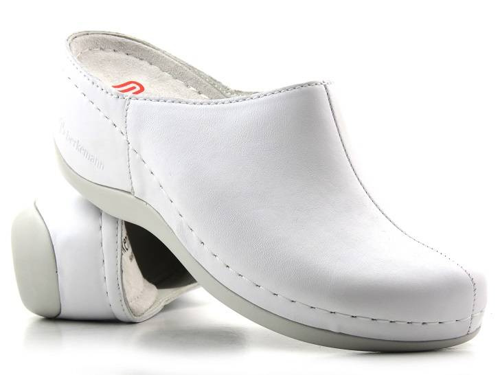 Dámské zdravotní, hygienické žabky - BERKEMANN 01753-101, bílé