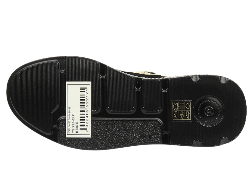 Kožené dámské kotníkové boty na platformě - Filippo DBT4146/23, černé