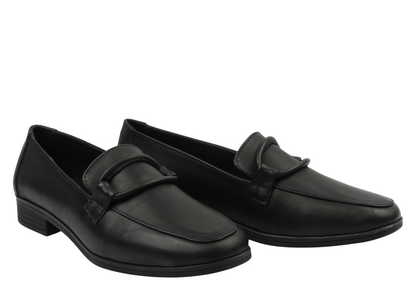Stylové dámské polobotky Nika Komfort 0817-25104, černé