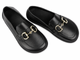 Barefoot kožené minimalistické dámské polobotky s vyšší šířkou H - Nika Komfort 26042 černé