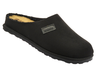 Teplé dámské černé pantofle INBLU CS-45