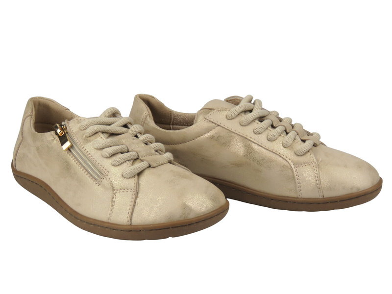 Pohodlné dámské barefoot polobotky M.Daszyński OL38-4 zlaté