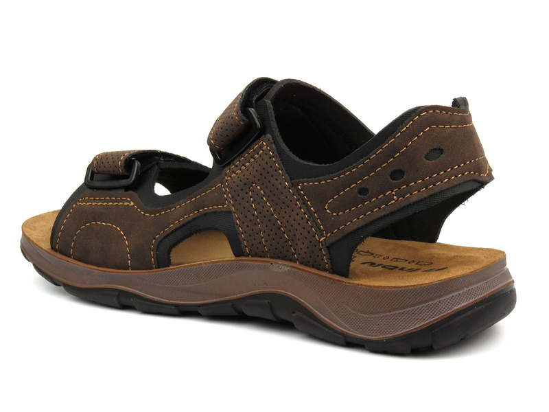 Pánské sandály INBLU TO-08, tmavě hnědé