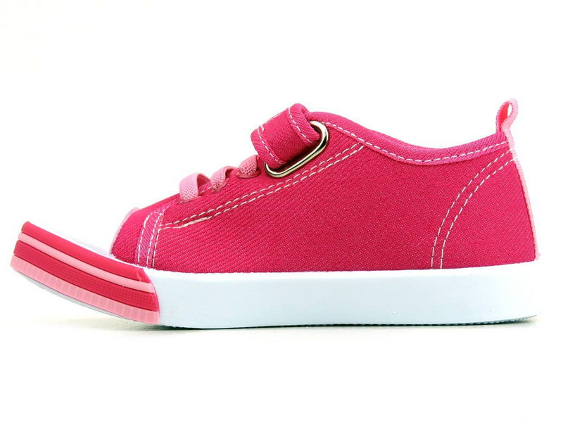 Dětské tenisky pro dívky s jednorožcem - American Club TEN 21/22 (23/22), růžové