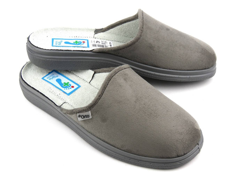 Pánské preventivní a zdravotní pantofle Befado Dr Orto 132M010, šedé