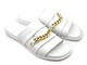 Dámské žabky se zlatým řetízkem - VENEZIA 267040, bílé