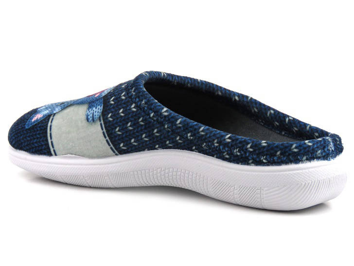 Dámské pantofle s kočičkou - INBLU CAMILLE, tmavě modrá