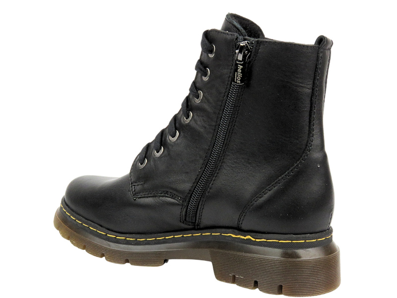 Dámské kožené návleky - HELIOS Comfort 528, černá CS