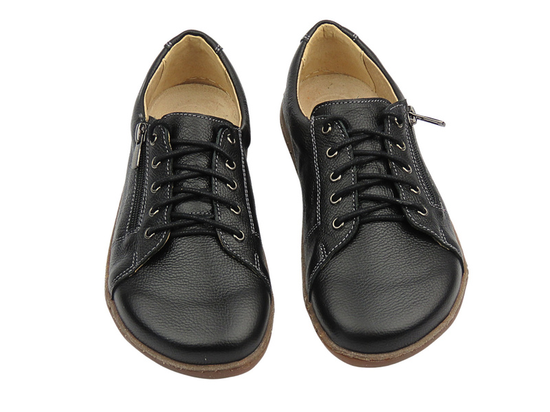 Barefoot dámské minimalistické polobotky černé Helios Komfort 436