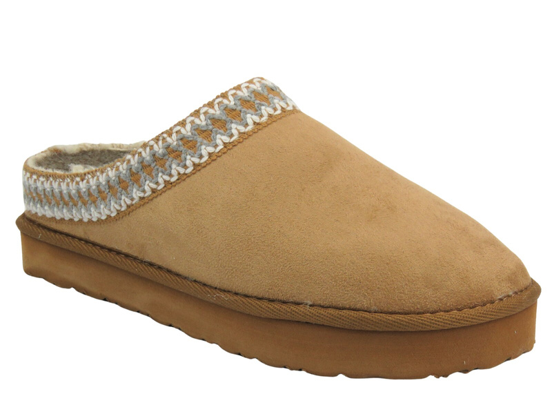 Dámské pantofle INBLU FX-21, hnědé