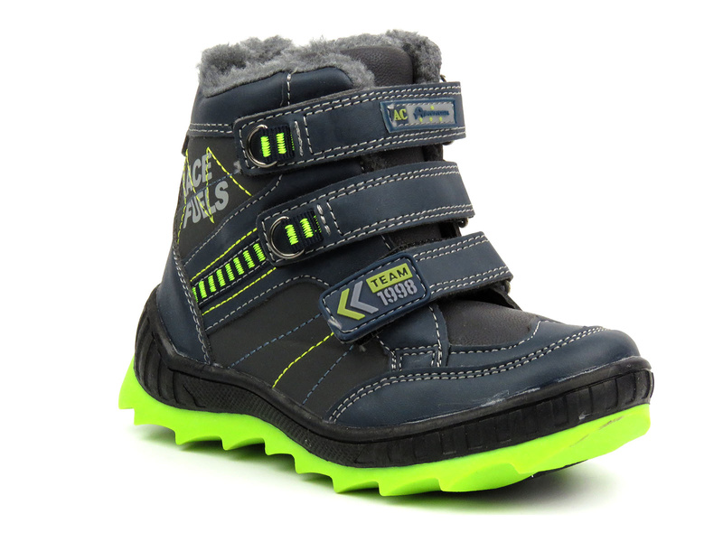 Chlapecké dětské boty AMERICAN CLUB 87357, tmavě modrá