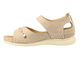 Dámské kožené sandály HELIOS Comfort 163, béžové