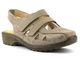 Pohodlné dámské sandály šíře G 1/2 - Axel 2498, béžové