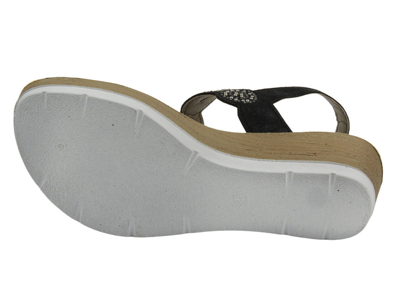 Dámské sandály s koženou stélkou - INBLU GL-61, bílé