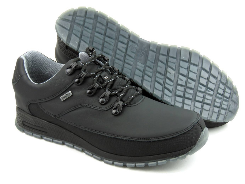 Pánská treková obuv, sportovní obuv s membránou SympaTex - NIK 03-0948, černá