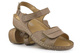Pohodlné dámské kožené sandály - HELIOS Komfort 106, béžová