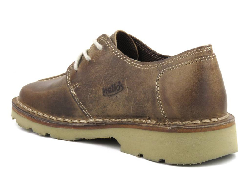 Dámské kožené boty Helios 675, tmavě béžová