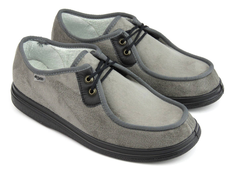 Pantofle, pánská preventivní, ortopedická obuv Befado dr Orto 871M006, šedá