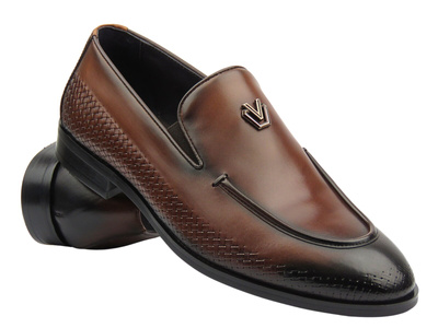 Elegantní mokasíny, pánské polobotky JOHN DOUBARE V968-109-T1, černé 