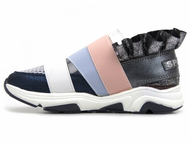 Dětské sportovní boty na jaro a léto - WEESTEP R537333917, barevné s volánky