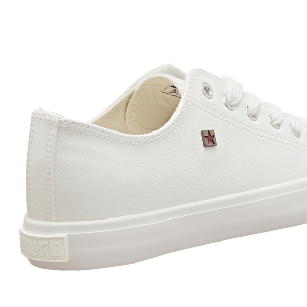 Pánské tenisky z ekologické kůže - Big Star V174347, bílé