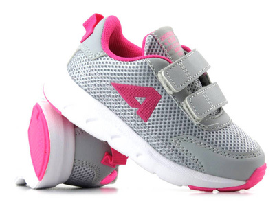 Sportovní obuv, dětské tenisky - AMERICAN CLUB ES 127/23, šedá